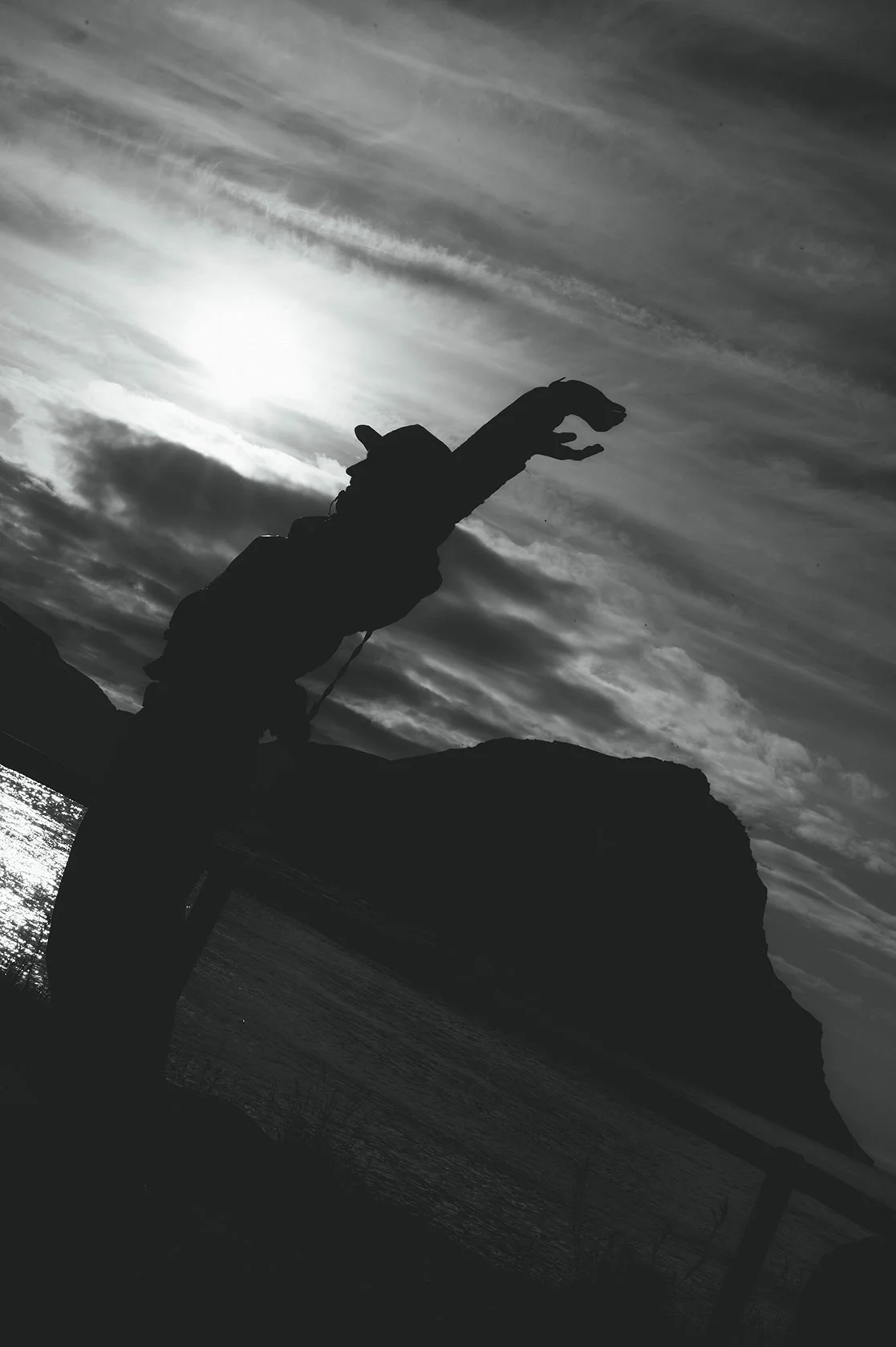 Person in open Icelandic landscape