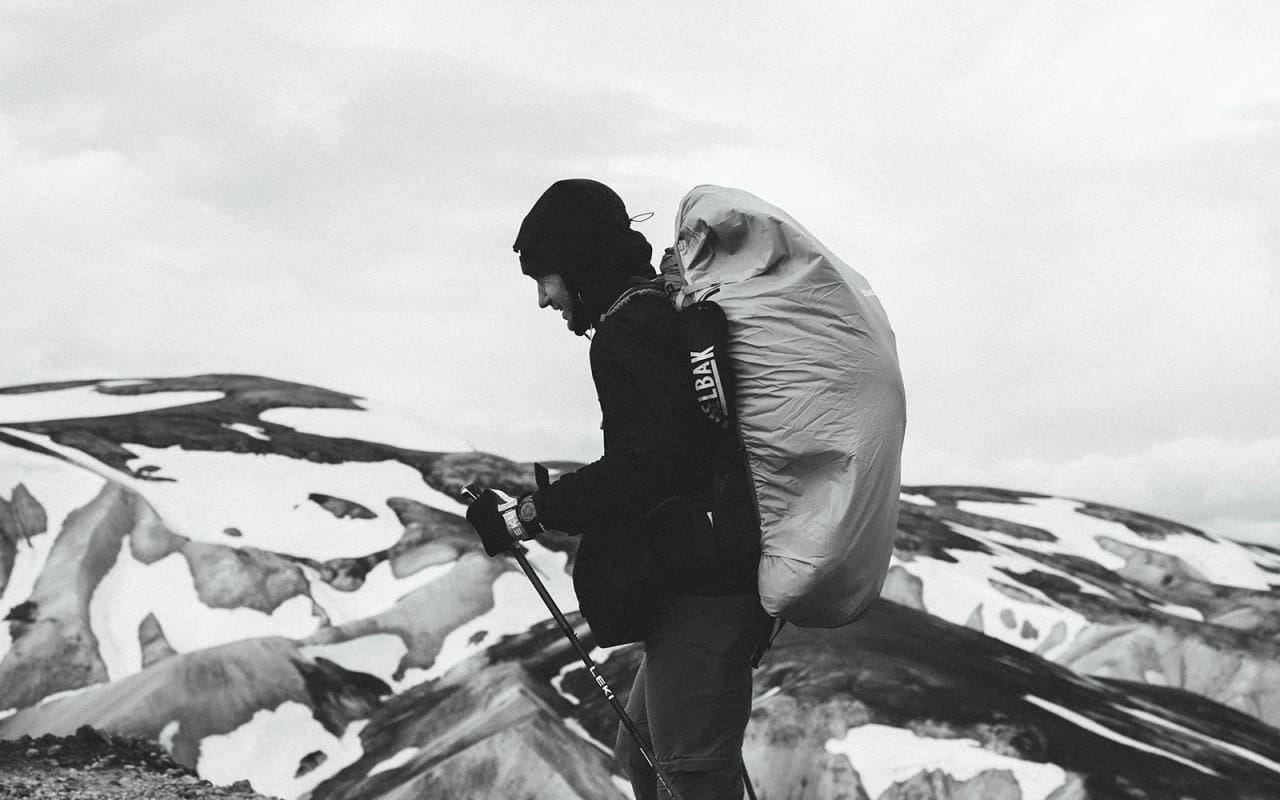 Hiker in the mountains