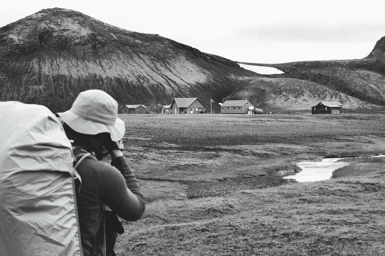 Camping in the Icelandic highlands