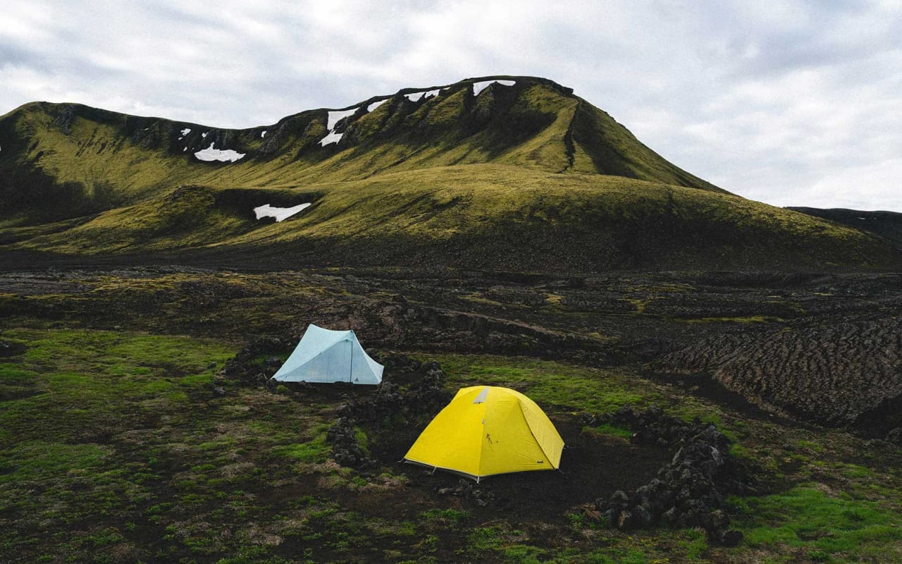 Tents at camp