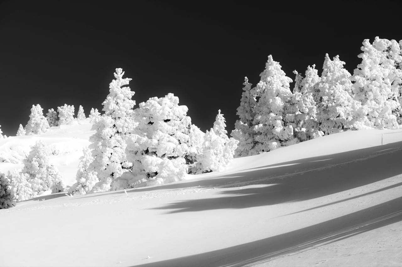 Winter mountain landscape