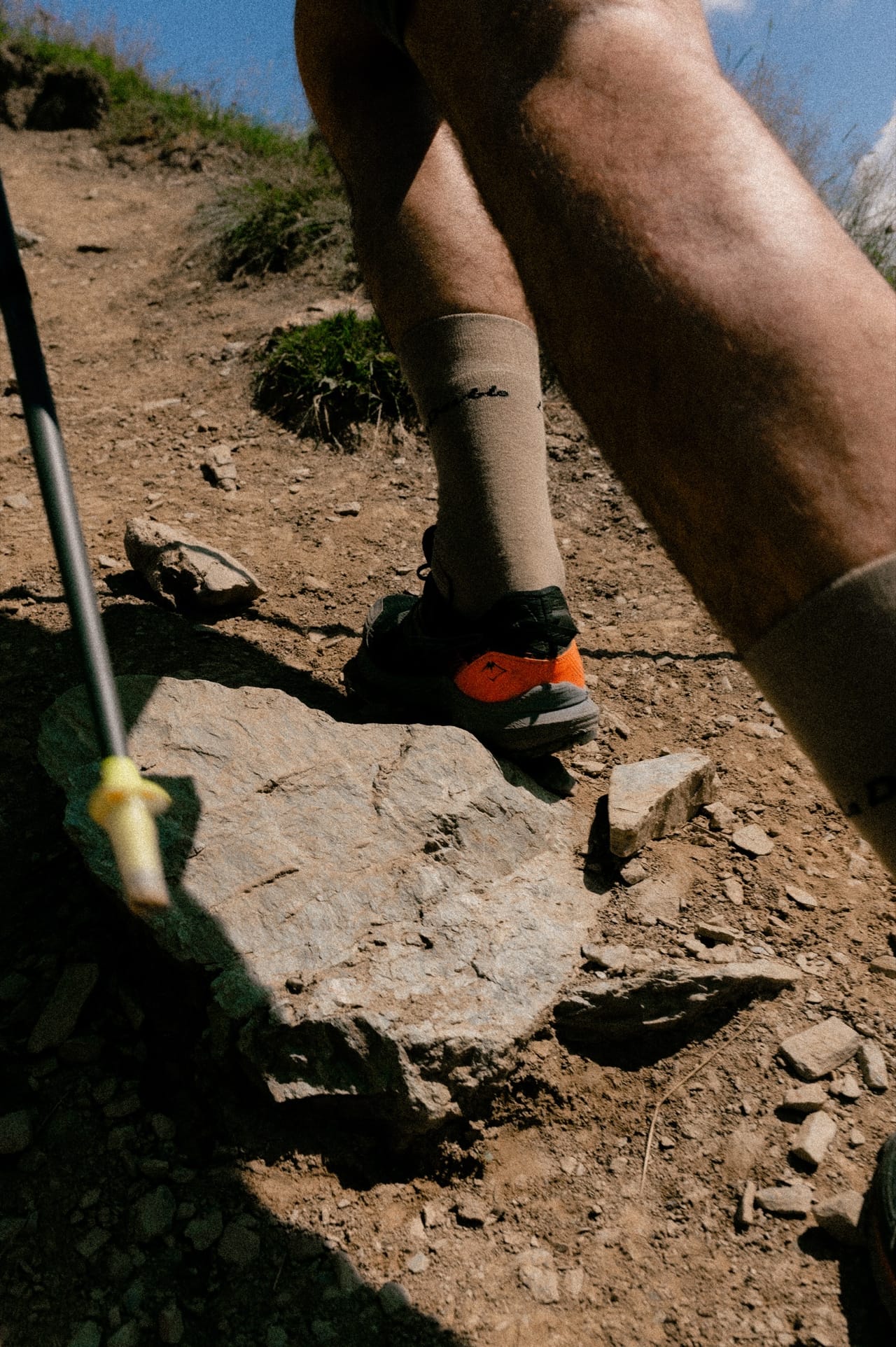 Runner's legs in motion