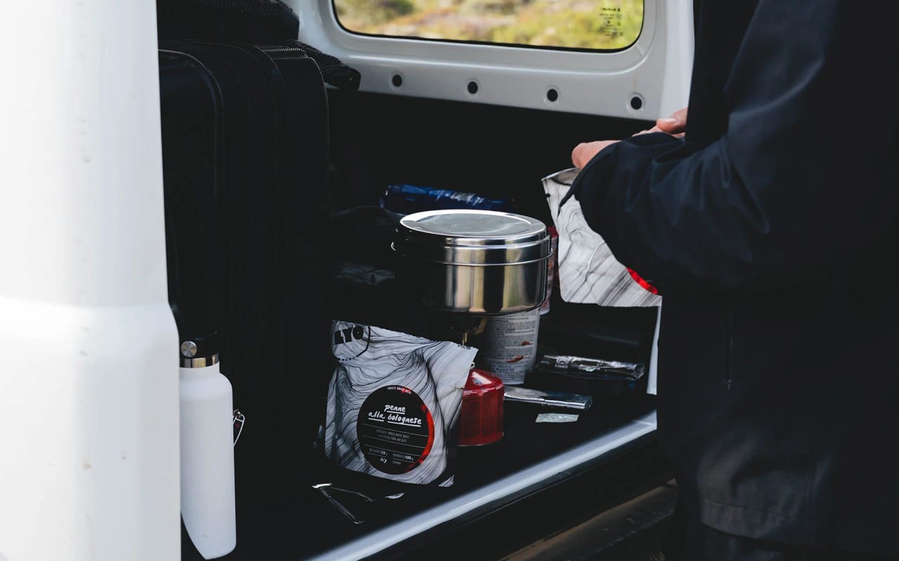 Meal preparation during roadtrip